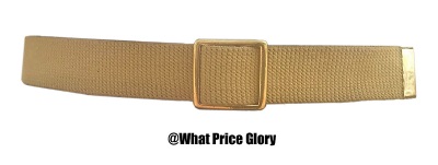 USMC Khaki Web Trouser belt - WWII - Korea - Vietnam